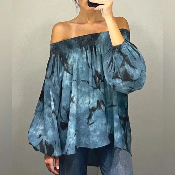 🌴 One Teaspoon NWT Moon Ridge Sugar Top oversized size Small - Picture 1 of 8